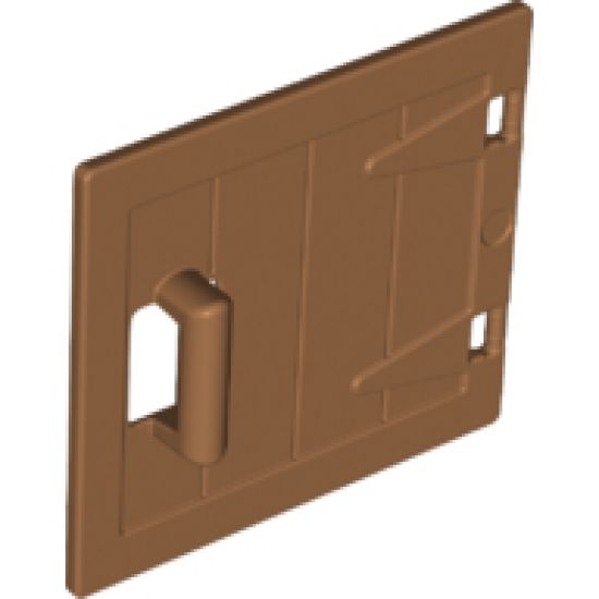 Duplo, Building Door / Window Pane 1 x 4 x 3 Wooden Gate with Handle
