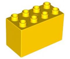 Duplo, Brick 2 x 4 x 2 with Squirrel Pattern