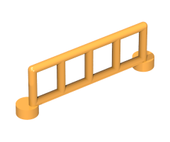 Duplo Fence 1 x 6 x 1 1/2 Railing with 5 Posts