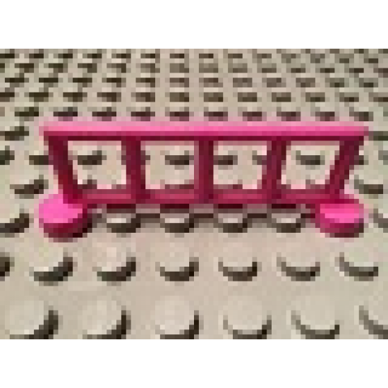 Duplo Fence 1 x 6 x 1 1/2 Railing with 5 Posts