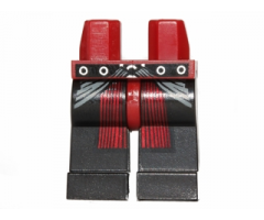 Hips and Black Legs with SW Belt and Dark Red Sash Pattern