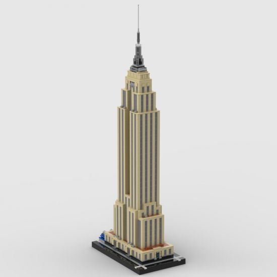 Empire State Building at 1/650th scale