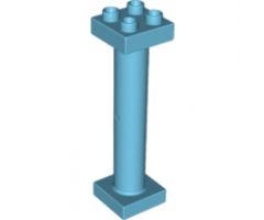 Duplo Support Column 2 x 2 x 6 Round with Open Latticed Back