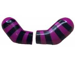 Arm, (Matching Left and Right) Pair with 4 Black Stripes Pattern