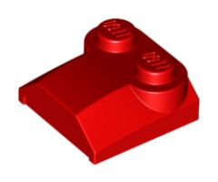 Slope, Curved 2 x 2 x 2/3 with Two Studs and Curved Sides, Lip End