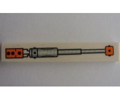 Tile 1 x 6 with Pneumatic Arm Pattern (Sticker) - Set 7693