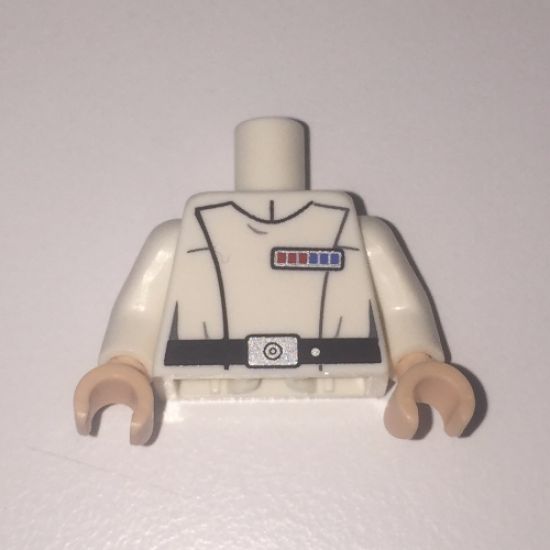 Torso SW Imperial Officer 7 Pattern (Admiral Yularen) / White Arms / Light Nougat Hands