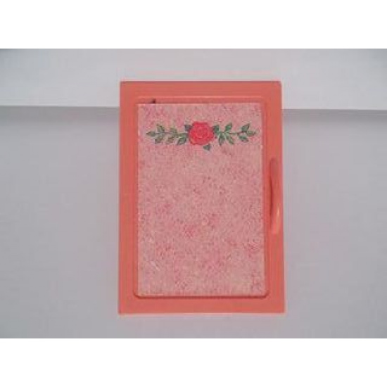 Scala Cupboard Door 8 x 6 with Rose and Leaves Pattern (Sticker) - Set 3242
