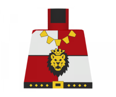Torso Castle Royal Knights Lion Head and Necklace Pattern