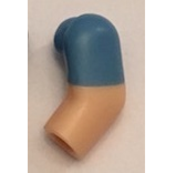 Arm, Left with Medium Blue Short Sleeve Pattern