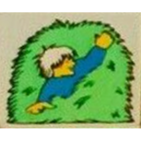 Duplo, Tile 2 x 2 x 1 with Farming Mosaic Picture 09 Pattern (Set 9220)