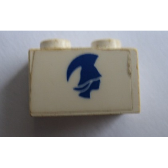 Brick 1 x 2 with Blue Britannia Logo Right Pattern (Sticker) - Set 1599
