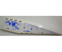 Wedge 12 x 3 Right with Snow and Ice Pattern (Stickers) - Set 3538