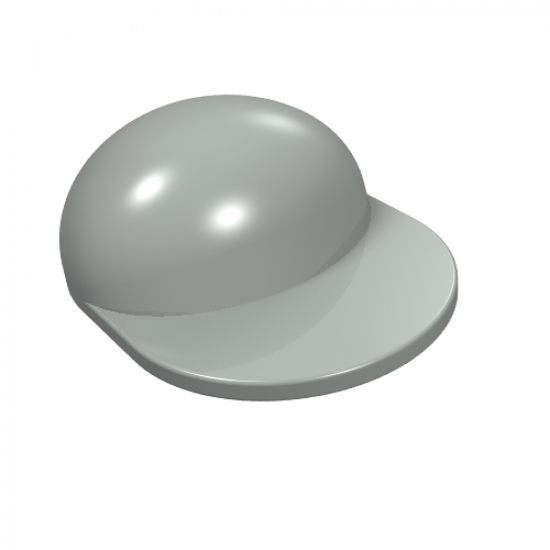 Minifigure, Headgear Cap - Long Flat Bill
