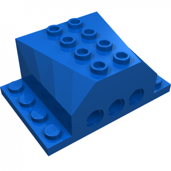 Vehicle Engine Block 4 x 6 x 2 with Wedge Cutouts and Technic Holes