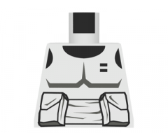 Torso SW Armor Scout Trooper Pattern (Dark Gray Accents)