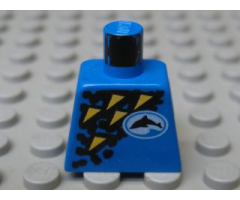 Torso Divers Dolphin Logo and Yellow Triangles Pattern