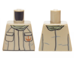 Torso SW Jacket with Rebel Logo, 2 Pockets and Olive Green Scarf Pattern