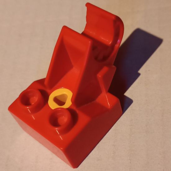Duplo, Toolo Brick 2 x 2 with Angled Bracket with Clip and Screw