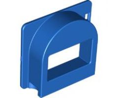 Duplo, Building Door / Window Pane Mailbox 1 x 4 x 3 Raised with 'Post' and Trumpet Pattern