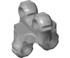 Technic, Connector Spike Flexible with Four Holes Perpendicular