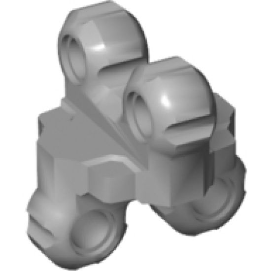 Technic, Connector Spike Flexible with Four Holes Perpendicular