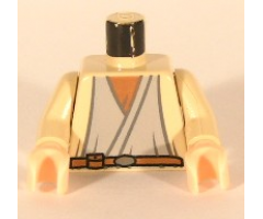 Torso SW Moisture Farmer (Owen Lars) Pattern / Tan Arms / Light Nougat Hands