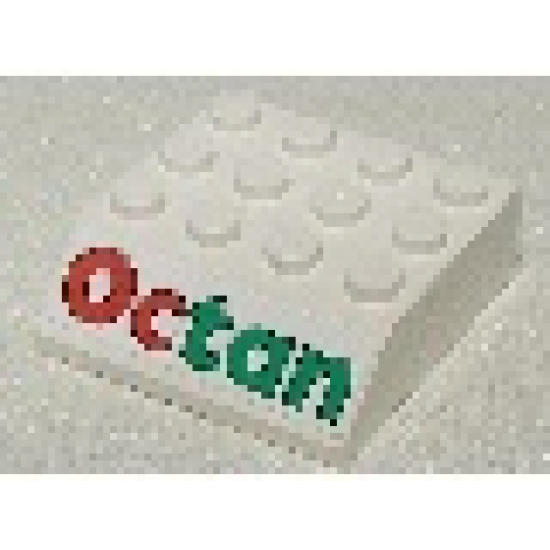 Slope 45 4 x 4 with Octan Pattern (Sticker) - Set 6617