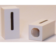 Tile, Modified 1 x 2 x 5/6 with Stud Hole in End and Black 'l' Lower Case Pattern