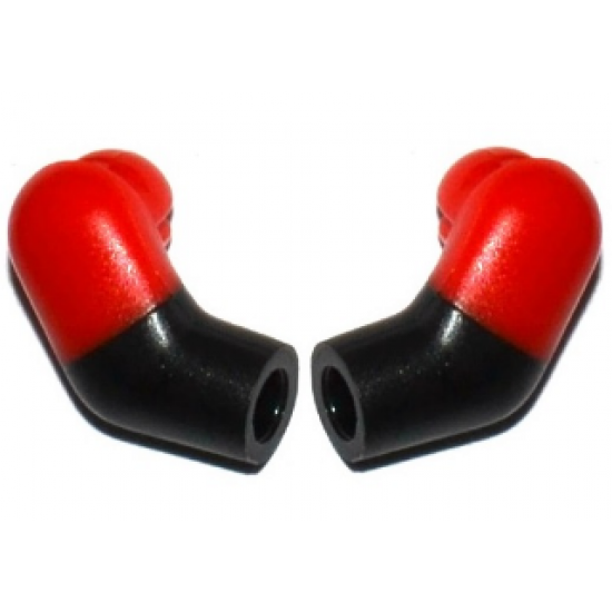 Arm, (Matching Left and Right) Pair with Red Short Sleeves Pattern