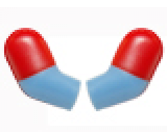 Arm, (Matching Left and Right) Pair with Red Short Sleeves Pattern