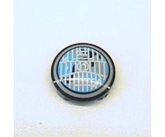 Plate, Round 2 x 2 with Rounded Bottom and Headlight Pattern