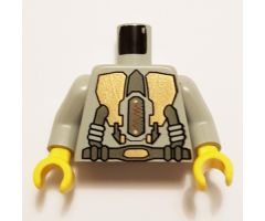Torso Space LoM Gold Triangular Machinery and Belt Pattern / Light Gray Arms / Yellow Hands
