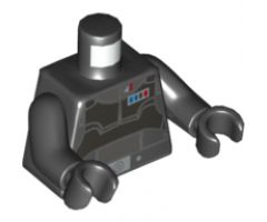 Torso SW Imperial Agent with Armor Vest Pattern (Agent Kallus) / Black Arms / Black Hands
