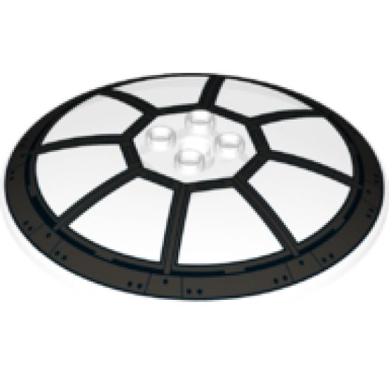 Dish 8 x 8 Inverted (Radar) with Radial TIE Fighter Cockpit Pattern