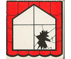 Duplo, Tile 2 x 2 x 1 with Town Mosaic Picture 02 Pattern (Set 9221)
