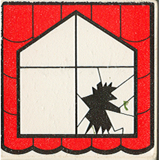 Duplo, Tile 2 x 2 x 1 with Town Mosaic Picture 02 Pattern (Set 9221)