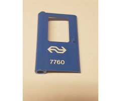 Door 1 x 4 x 5 Train Left with Dutch Train Logo and '7760' Pattern (Sticker) - Set 7760