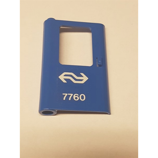 Door 1 x 4 x 5 Train Left with Dutch Train Logo and '7760' Pattern (Sticker) - Set 7760