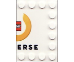 Tile, Modified 4 x 6 with Studs on Edges with Lego Logo Right Half and 'ERSE' Pattern