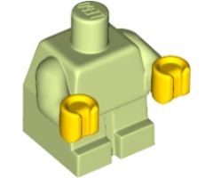 Body Baby / Toddler with Fixed Arms and Yellow Hands Pattern