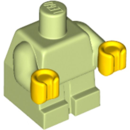 Body Baby / Toddler with Fixed Arms and Yellow Hands Pattern