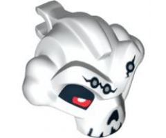 Minifigure, Head, Modified Skull, Upper Jaw with Forehead Nails Pattern