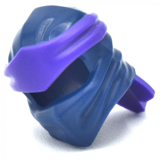 Minifigure, Headgear Ninjago Wrap Type 4 with Dark Purple Headband Pattern