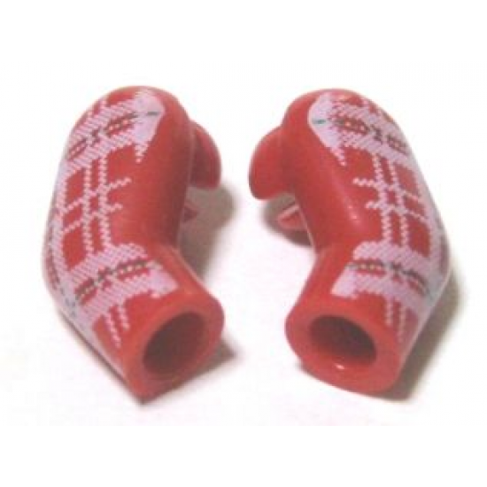 Arm, (Matching Left and Right) Pair with Plaid Shirt Pattern