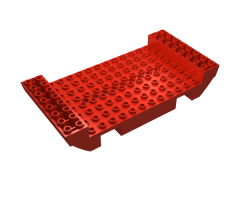 Boat Hull Large Middle 8 x 16 x 2 1/3 with 8 or 9 Holes