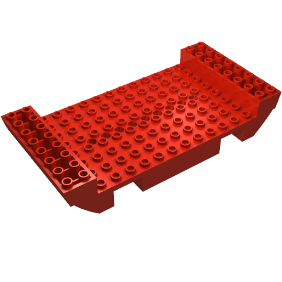 Boat Hull Large Middle 8 x 16 x 2 1/3 with 8 or 9 Holes
