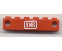 Electric, Train Light Prism 1 x 6 Holder with 'DB' Pattern (Sticker) - Sets 7740 / 7745