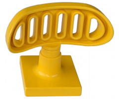 Duplo Radar Array on 2 x 2 Yellow Base