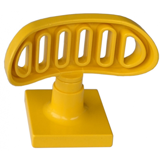 Duplo Radar Array on 2 x 2 Yellow Base